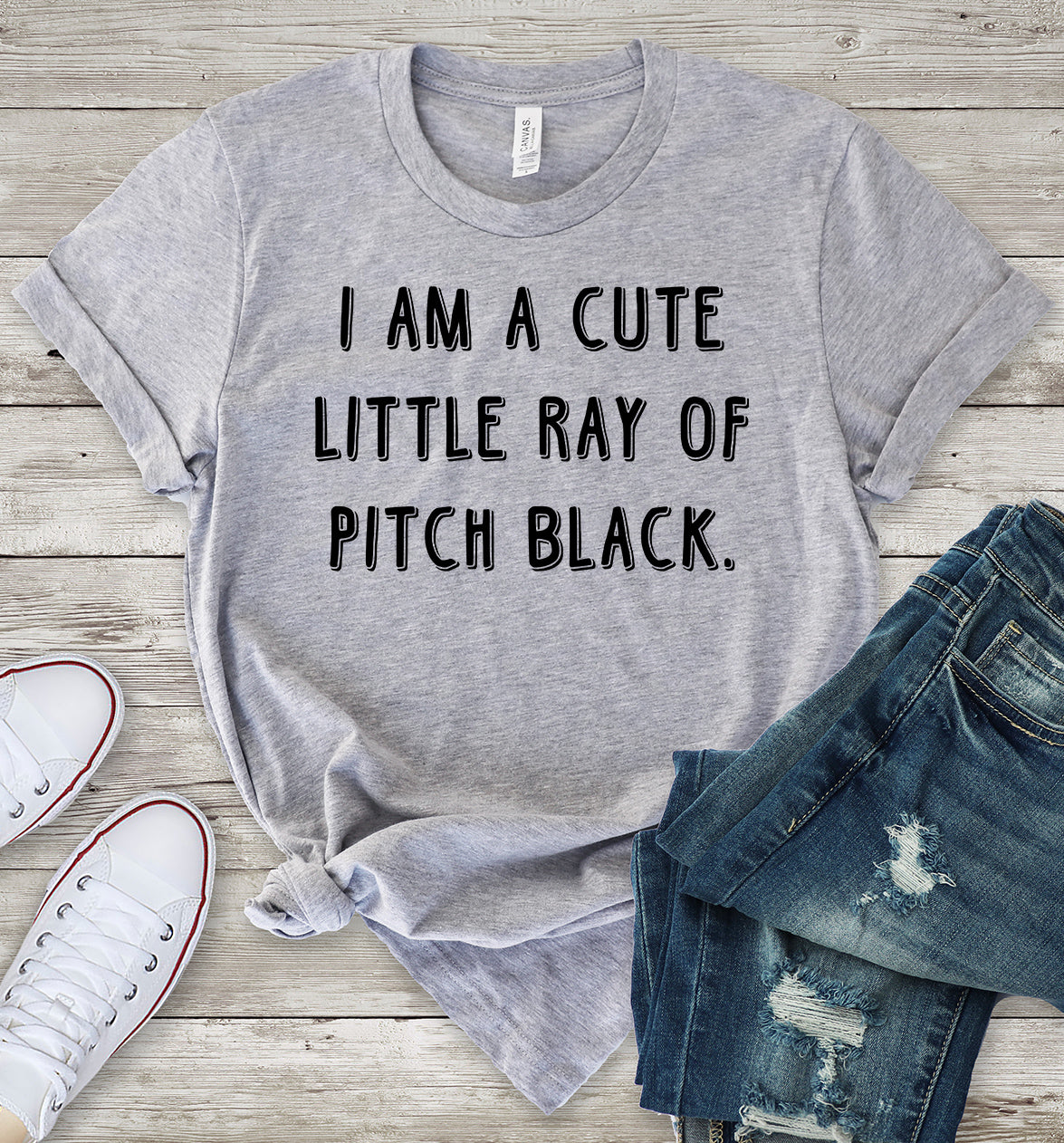 I am a Cute Little Ray of Pitch Black T-Shirt