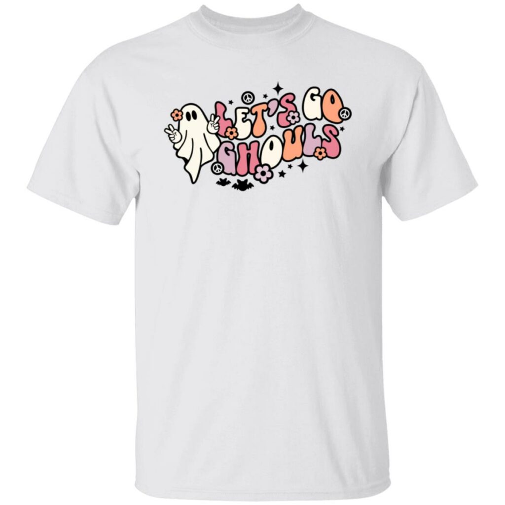retro lets go ghouls boo spooky vibes funny halloween t shirt 1 wy6sl