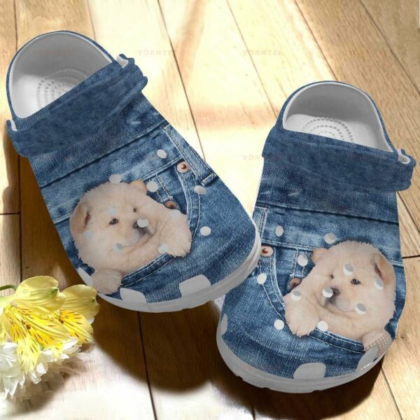 lovely chow chow in pocket classic clogs shoes fac3fw
