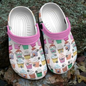 lovely cupcake colorfull classic clogs shoes r4eyqu