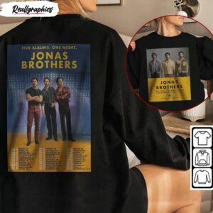 jonas brothers music concert five albums one night shirt 1 t0zjk2