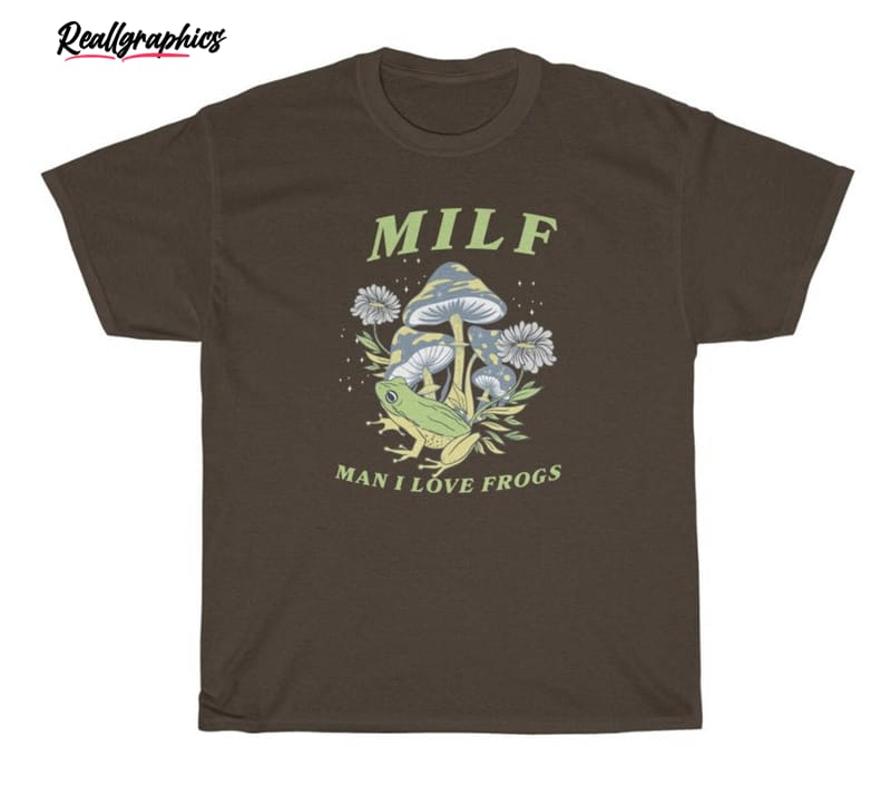 man i love frogs and mushroom funny shirt 2 gvvzsa