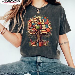 cottagecore book shirt cute teacher short sleeve tee shirt 1 obs9r7