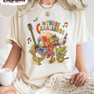 disney the three caballeros shirt donald duck jose carioca sweater short sleeve 1 c4qfyl