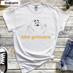hbd grimace funny mcdonalds character shirt 1 y6gk0s