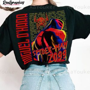 miguel o hara cool shirt spider man 2099 unisex hoodie 1 uiwong