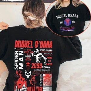 miguel o hara shirt miguel s biggest reveal spiderman 2099 unisex clothing 1 hxixqv