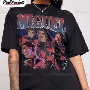 miguel o hara vintage shirt marvel hero groovy short sleeve tee shirt 1 rqzf1x