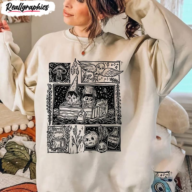 Vintage Harvest Festival Pottsfield Shirt Over The Garden Wall Pottsfield Pumpkin Halloween Long Sleeve Unisex Hoodie 3 ypvx9t