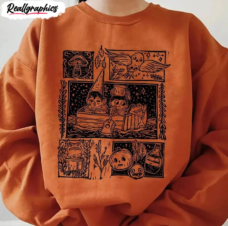 Vintage Harvest Festival Pottsfield Shirt Over The Garden Wall Pottsfield Pumpkin Halloween Long Sleeve Unisex Hoodie 4 repltl
