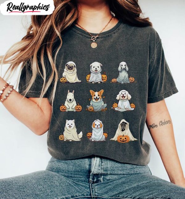 dog halloween shirt comfort colors cute unisex hoodie sweater 1 zvanfs