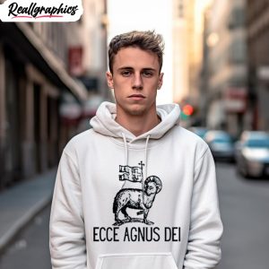ecce agnus dei catholic latin phrase shirt 1 ewbi2j