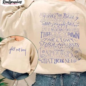 fall out boy sophomore slump shirt fall out boy album unisex tee 1 xpw2vv