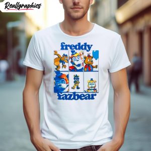 freddy fazbear grid boyfriend fit girls shirt 1 pbwb6w