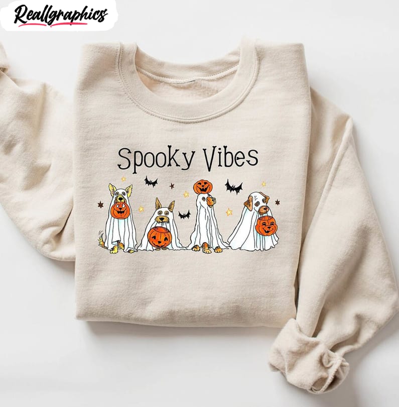 halloween dog shirt matching halloween sweater long sleeve for family 1 y9dpfm