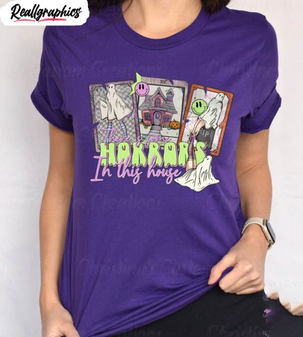 halloween theres some horrors in this house shirt trendy horror hoodie 1 f8xmx2