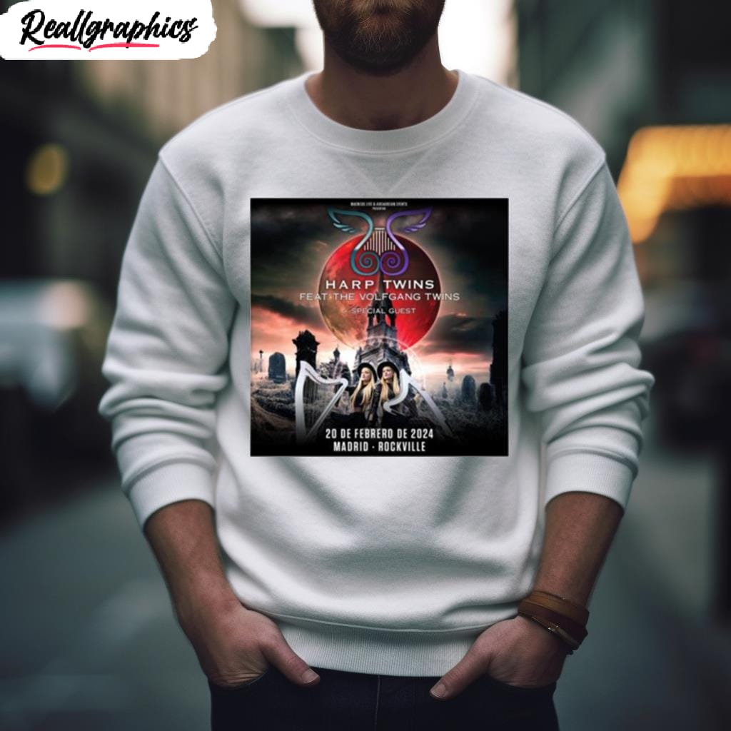 harp twins feat the volfgang twins madrid rockville 2024 shirt 2 vmks47