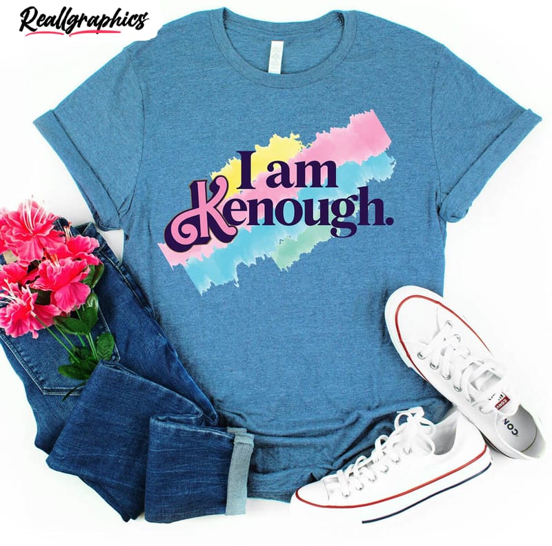 i am kenough colorful shirt barbi movie unisex hoodie long sleeve 2 k75lit