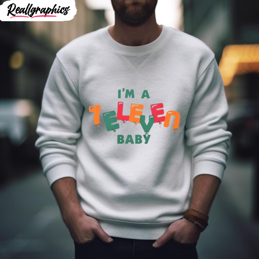 im a 7 eleven birthday baby kids shirt 2 gvjxop