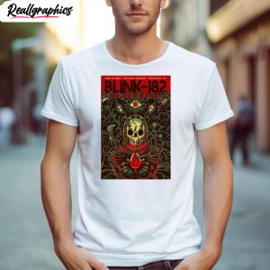 july 8 2023 blink 182 toyota center houston poster shirt 1 nhohju
