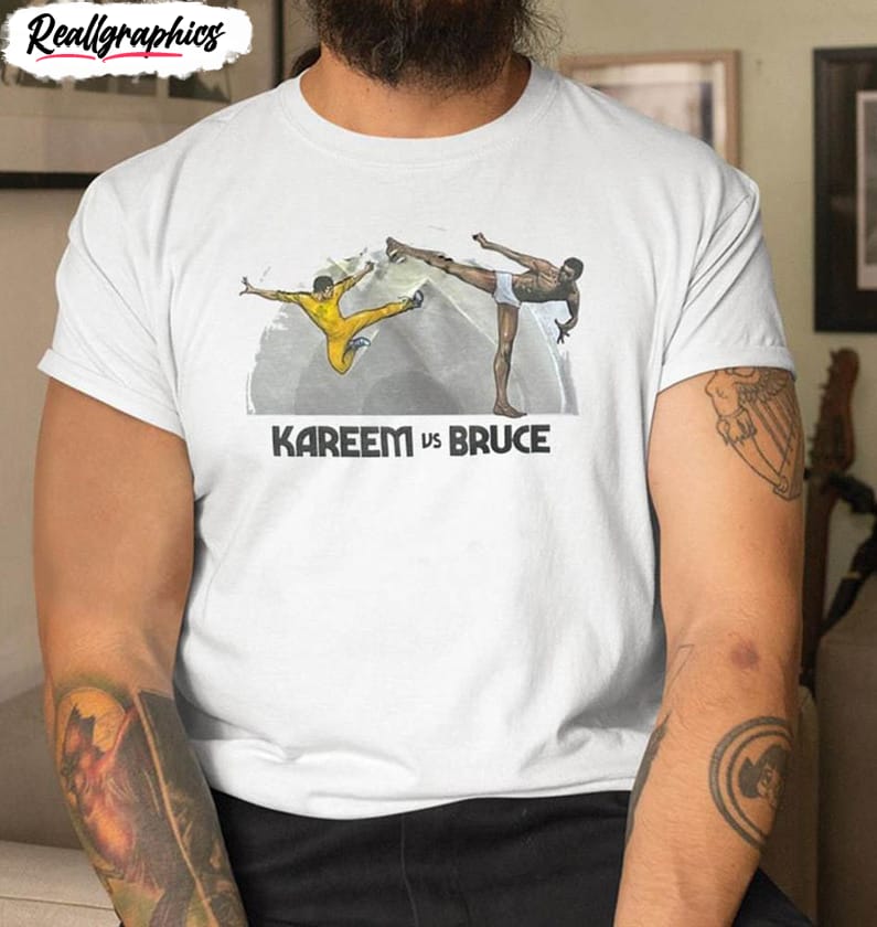 kareem vs bruce lee shirt kareem abdul jabbar tee tops 2 wgbaut