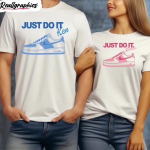 ken barbi just do it couple shirt barbi movie couple unisex hoodie long sleeve 1 dohcon