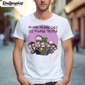 limited ready for the 80 s village people nouveau membre chez art design t shirt 1 lroewq