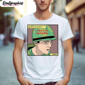 meat is murder comics smiths pop art tribute shirt 1 grbpvr