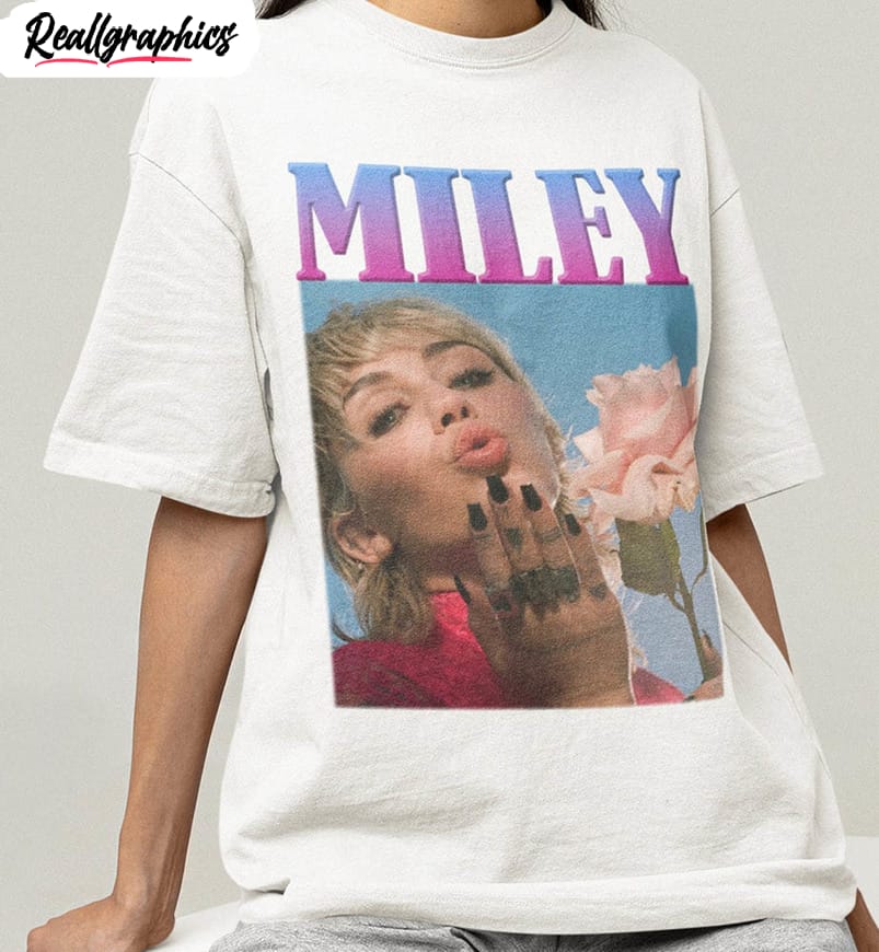 miley cyrus vintage shirt pop music concert long sleeve 2 duxr5y