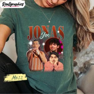 comfort colors jonas brothers shirt, world tour 2023 jonas brothers short sleeve crewneck