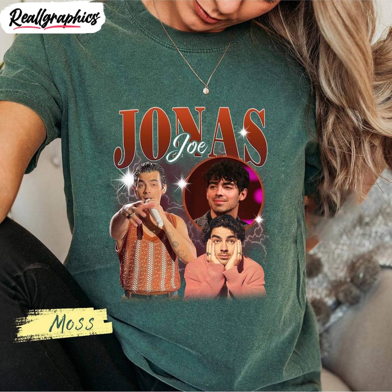 Comfort Colors Jonas Brothers Shirt, World Tour 2023 Jonas Brothers Short Sleeve Crewneck