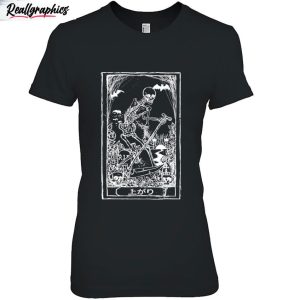 death tarot for nu goth, punk lovers, japan shirt