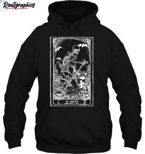 death tarot for nu goth, punk lovers, japan shirt