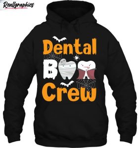 dental boo crew halloween funny dentist assistant gift shirt