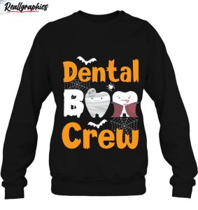 dental boo crew halloween funny dentist assistant gift shirt