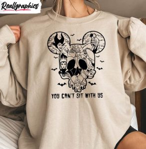 disney villains you cant sit with us shirt witches halloween sweatshirt sweater 2 kuvziu