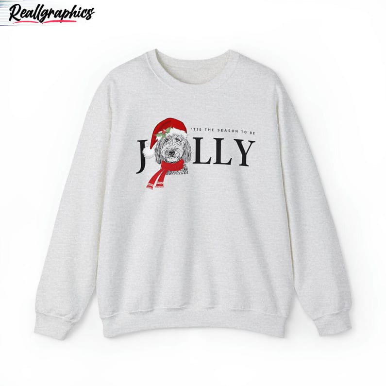 doodle dog jolly christmas shirt bernedoodle short sleeve long sleeve 2 k5jzxw