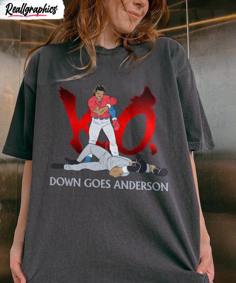 Down Goes Anderson Baseball Shirt, Funny Meme Unisex Shirt down goes anderson baseball shirt funny meme unisex shirt 1 q3zsaj