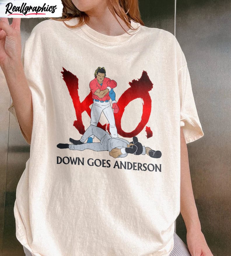 Down Goes Anderson Baseball Shirt, Funny Meme Unisex Shirt down goes anderson baseball shirt funny meme unisex shirt 3 qps5yk