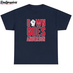 down goes anderson cleveland vs chicago vintage sweater crewneck 1 oftyvt