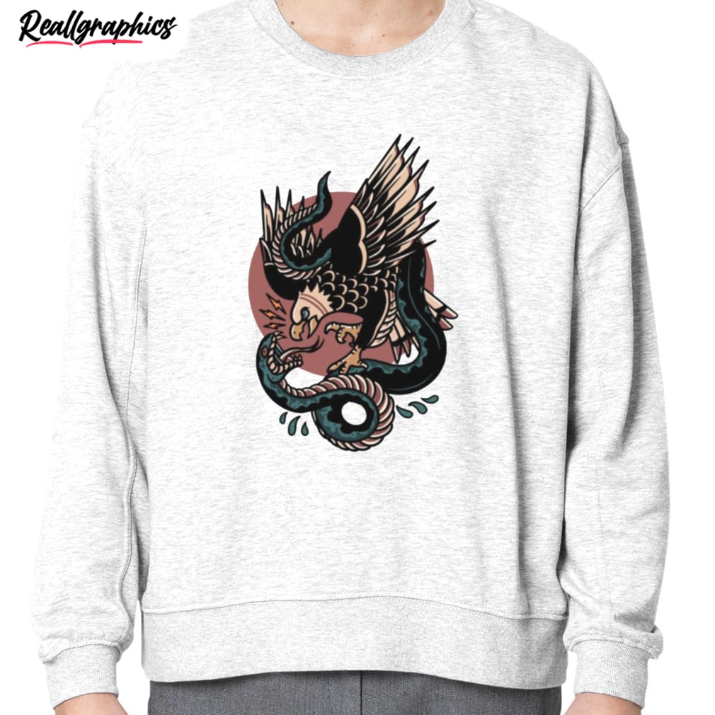 Eagle Versus Snake Traditional Tattoo Halloween Shirt Eagle Versus Snake Traditional Tattoo Halloween Shirt