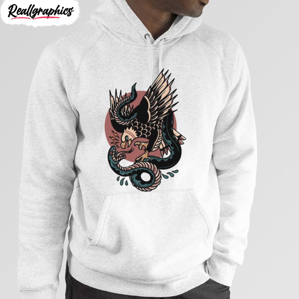 Eagle Versus Snake Traditional Tattoo Halloween Shirt Eagle Versus Snake Traditional Tattoo Halloween Shirt