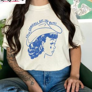 even cowgirls get the blues comfort colors shirt cowgirl unisex hoodie tee tops 1 nsrxsy