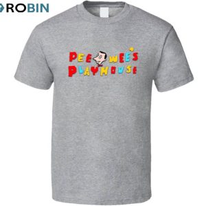 funny pee wees playhouse shirt jersey pee wee herman 80s tv show crewneck unisex t shirt 1 zjmr4f