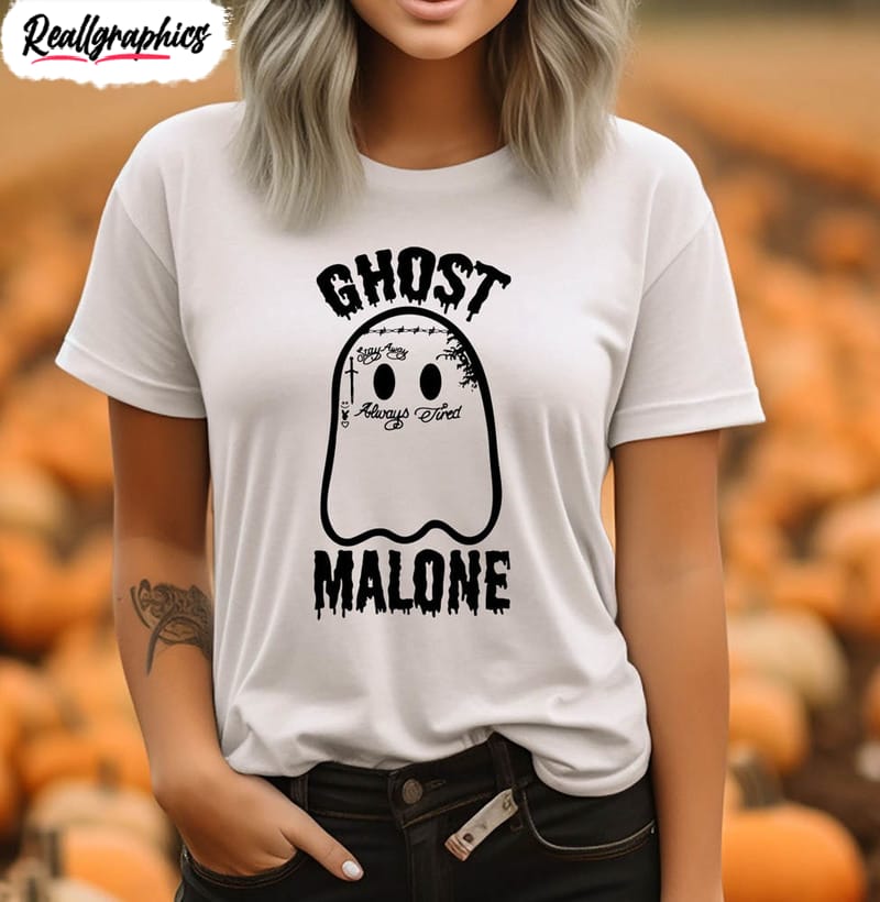 ghost malone groovy shirt funny halloween long sleeve sweater for men and women 1 nnrfrn