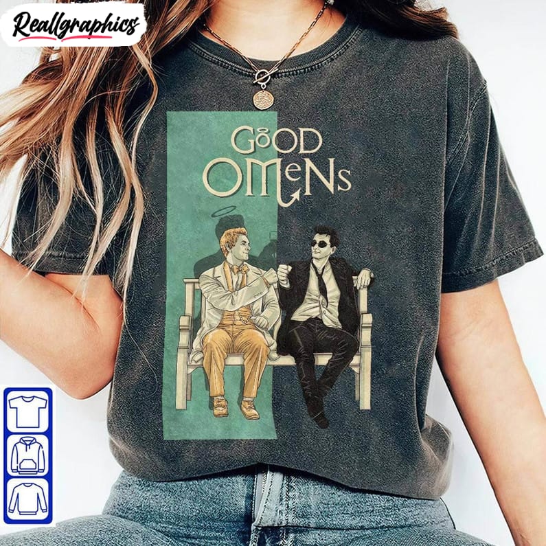 Good Omens Comfort Shirt, Good Omens Movie Sweatshirt Long Sleeve