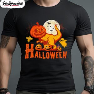 halloween party flying witch horror scary spooky season scary boo with full moon shirt 1 uryv2c