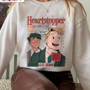 heartstopper mini comic shirt vintage heartstopper unisex t shirt crewneck 1 lazfbm