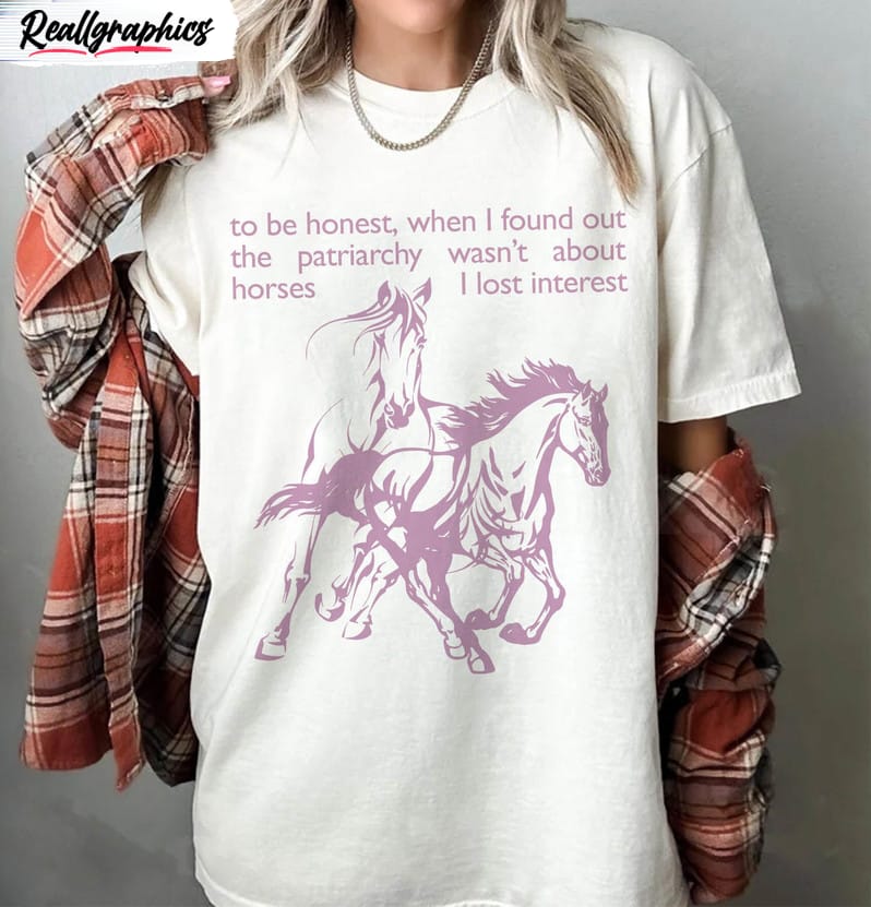horses patriarchy shirt retro horses unisex hoodie crewneck 2 linbjf