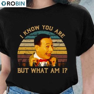 i know you are but what am i retro shirt pee wee shirt big adventure short sleeve 1 pxeukq